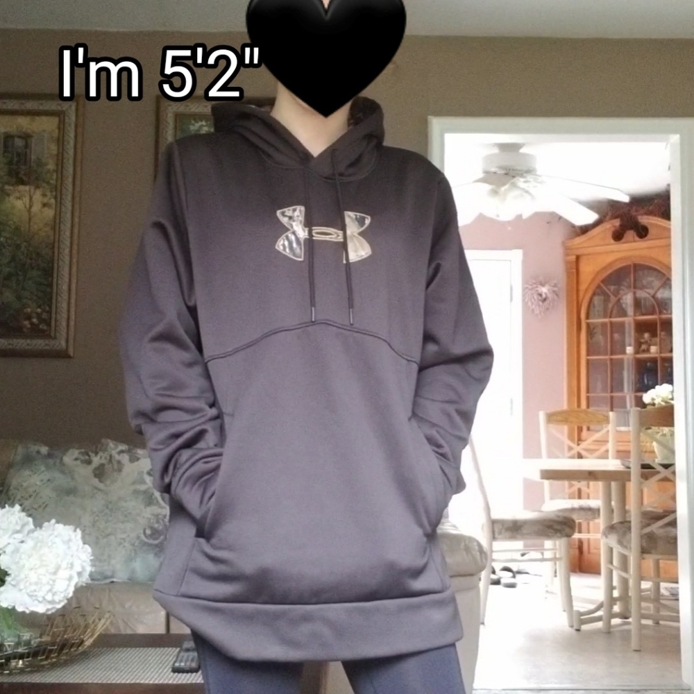 UNDER ARMOUR BROWN CAMO HOODIE